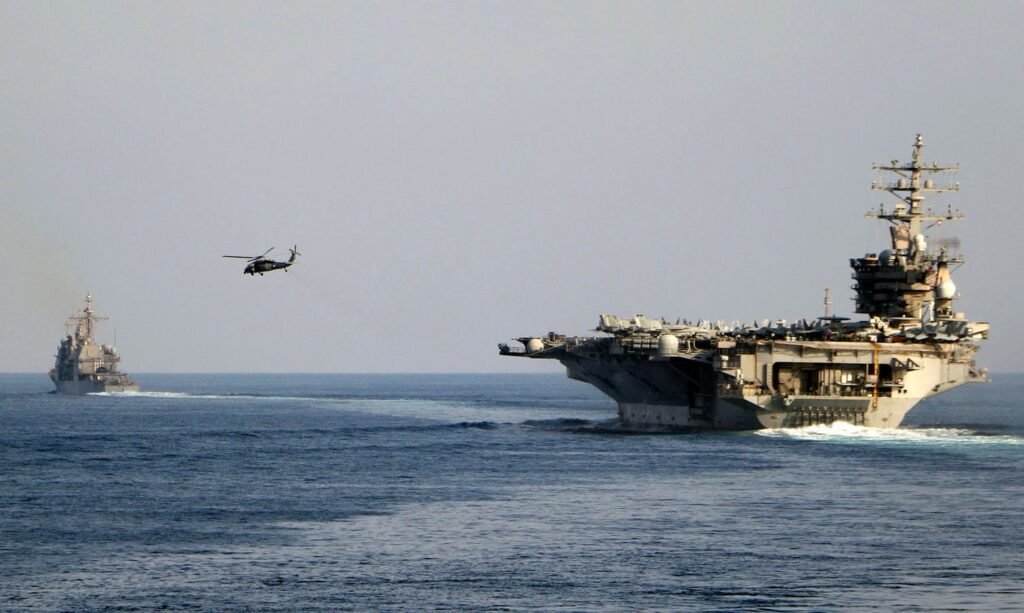 Photos Claim To Show Damage To Us Aircraft Carrier After